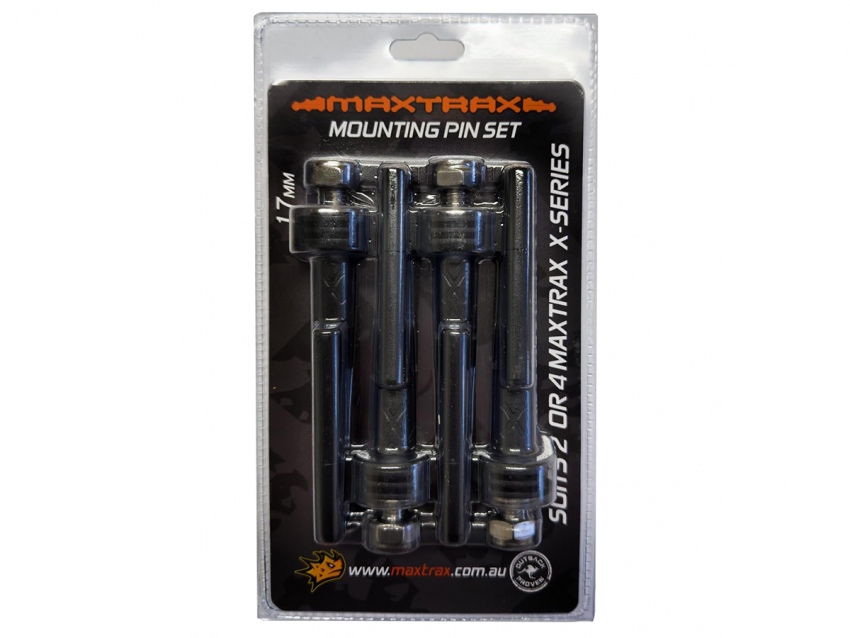 Fixation rapide Maxtrax Xtreme - Set de 4 pièces - Longueur filetage 17mm