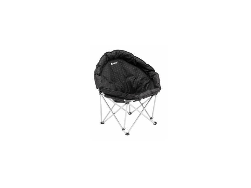 Fauteuil rond noir