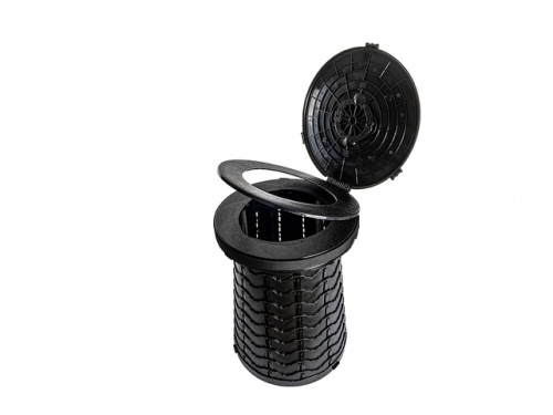 Toilette pliable H.A.B.A. Torgano, couleur noir