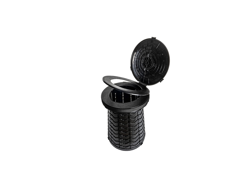 Toilette pliable H.A.B.A. Torgano, couleur noir