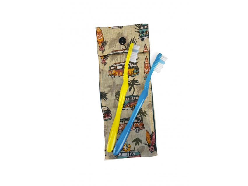 Étui brosse à dents Van beige