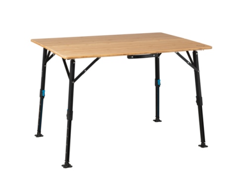 Table de camping r&eacute;glable Bamboo 100 x 70 cm