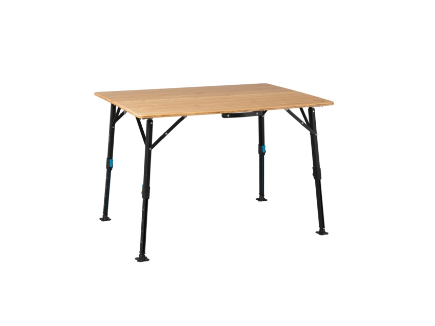 Table de camping réglable Bamboo 100 x 70 cm