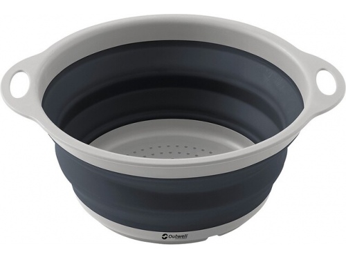 Bol et passoire en silicone pliable
