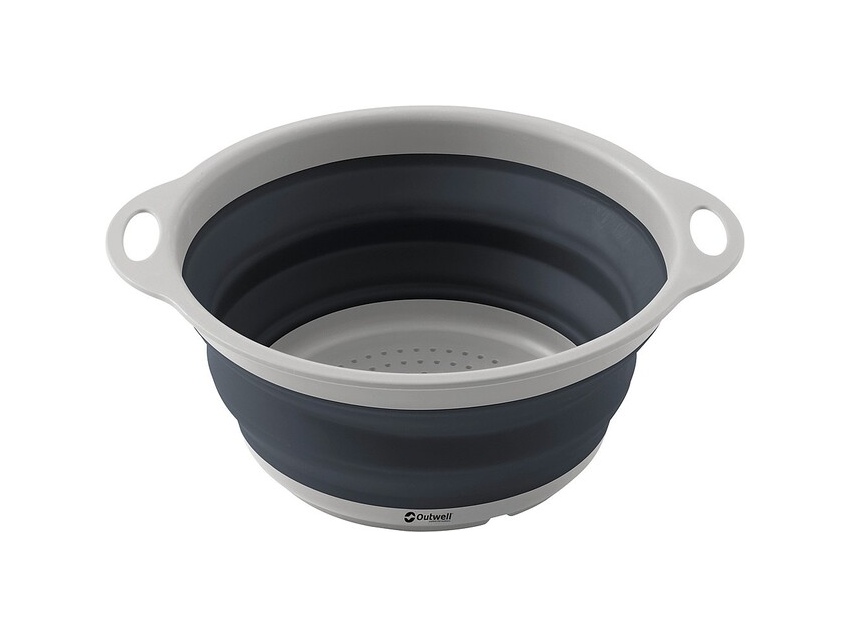 Bol et passoire en silicone pliable