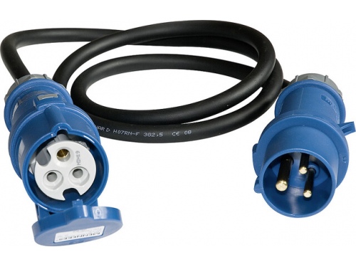 C&acirc;ble adaptateur CEE sans t&eacute;moin lumineux Longueur de c&acirc;ble 1,5 m