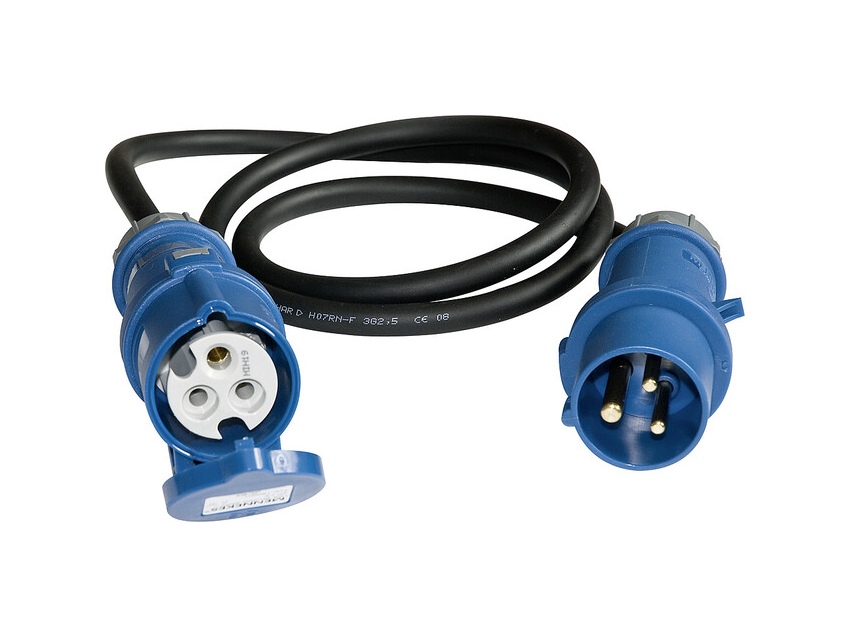 Câble adaptateur CEE sans témoin lumineux Longueur de câble 1,5 m