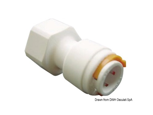 Raccord femelle/femelle de 1/2"
