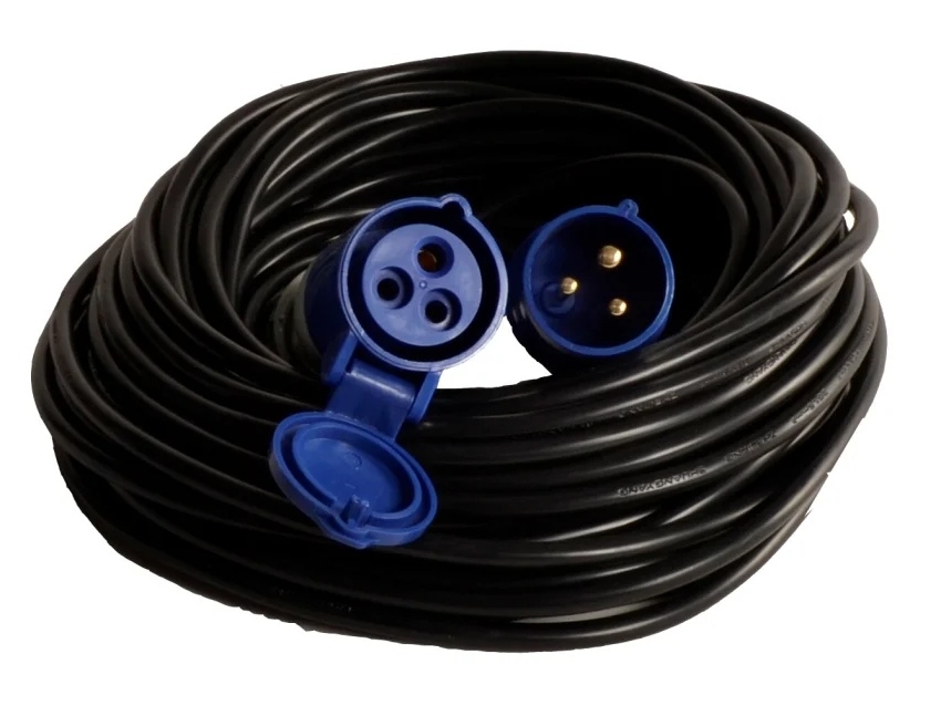 Rallonge P17 - 3 x 2.5 mm² 25 mètres