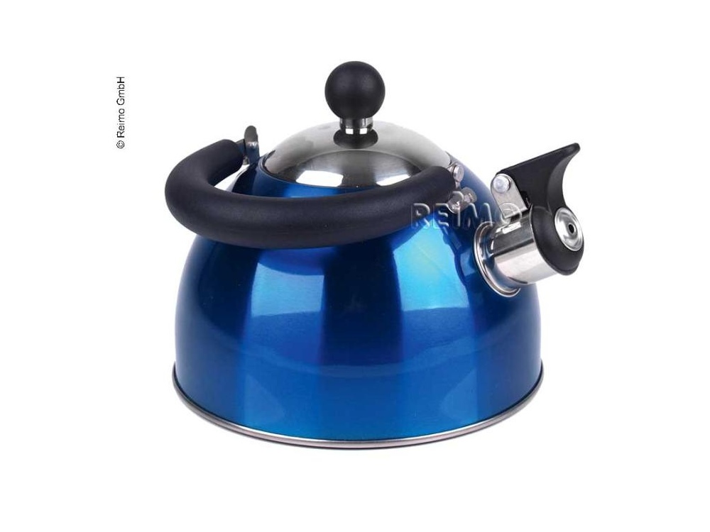 Bouilloire inox bleue cosima 1.8 L avec sifflet