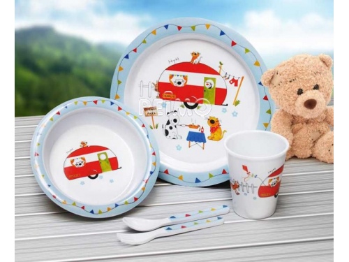 Coffret enfant melamine  5 pièces