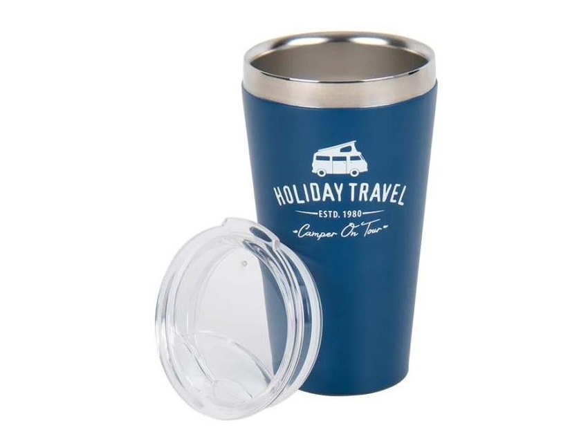 Mug Tasse en Inox "Holiday Travel" BLEU