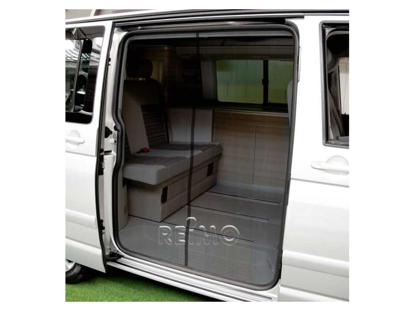 Moustiquaire Magnétique Pour Fourgon - Porte Coulissante T5 T6, Mercedes Vito - Filet Anti-Insectes, Protection Solaire Camping (150x110 Cm)