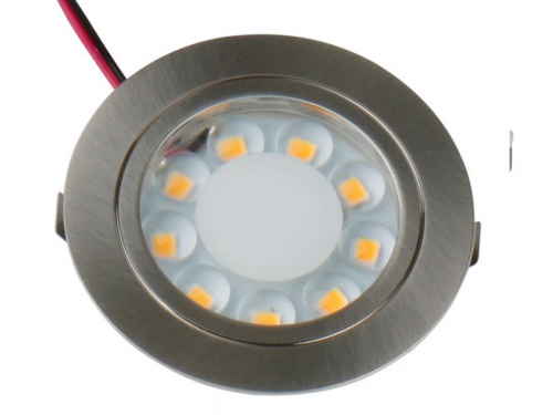 Spot LED 12V en acier à encastrer