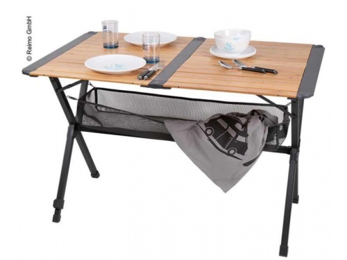 Table bambou et aluminium mendoza enroulable