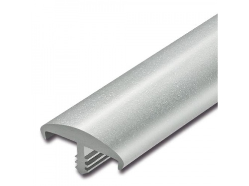 Bande de chant à nervure Idéal Gris Argent 22x5mm 24m pour panneau 19mm