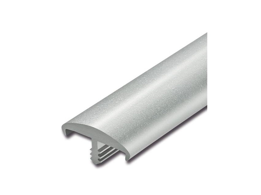 Bande de chant à nervure Idéal Gris Argent 22x5mm 24m pour panneau 19mm