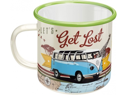 Tasse en émail. Nostalgic-Art. Volkswagen Get Lost