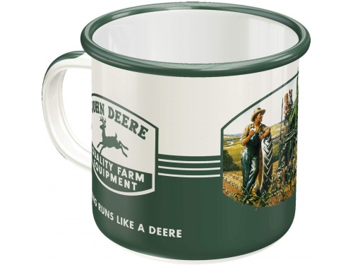 Tasse en émail. Nostalgic-Art.  John Deer