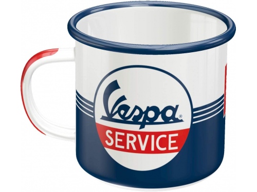 Tasse en émail. Nostalgic-Art. Vespa