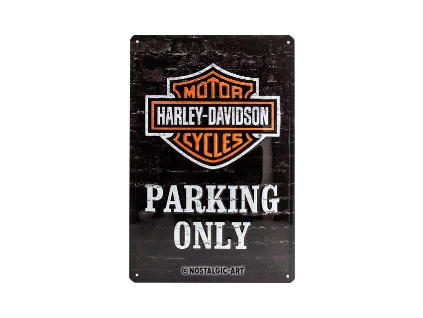 Plaque émaillé 20X30cm. Collection Harley-Davidson.