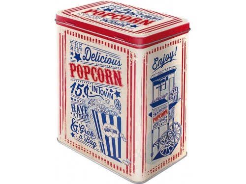 Boite Tin Boxes L Nostalgic Art DELICIOUS POP CORN