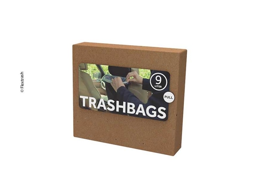 Sacs biodegradables pour poubelle "Flextrash" 9 Litres