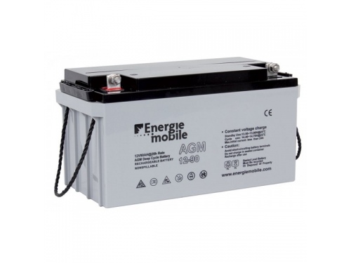 90Ah Batterie étanche AGM Energie Mobile