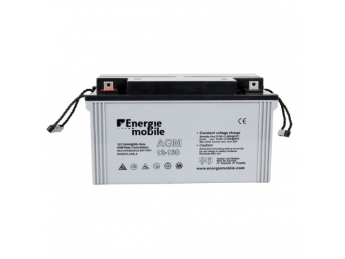 130Ah Batterie étanche AGM Energie Mobile