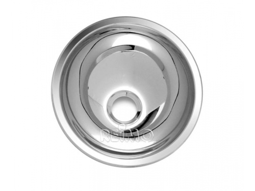 Lavabo encastrable rond en plastique blanc Ø30 cm