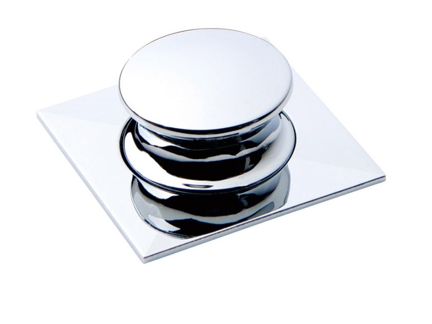 Push lock chrome