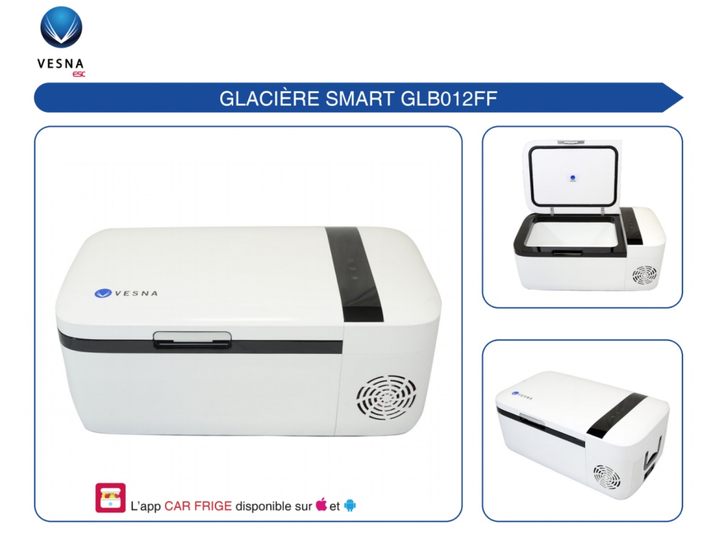 Glaciere Compacte 12L Version Froid / Chaud - Gamme Smart de VESNA