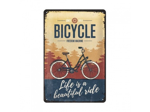 Plaque émaillée 20 X 30 cm. Collection Bicycle