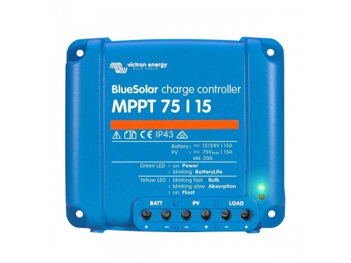 RÉGULATEUR SOLAIRE MPPT 75/15 - 12/24V VICTRON ENERGY