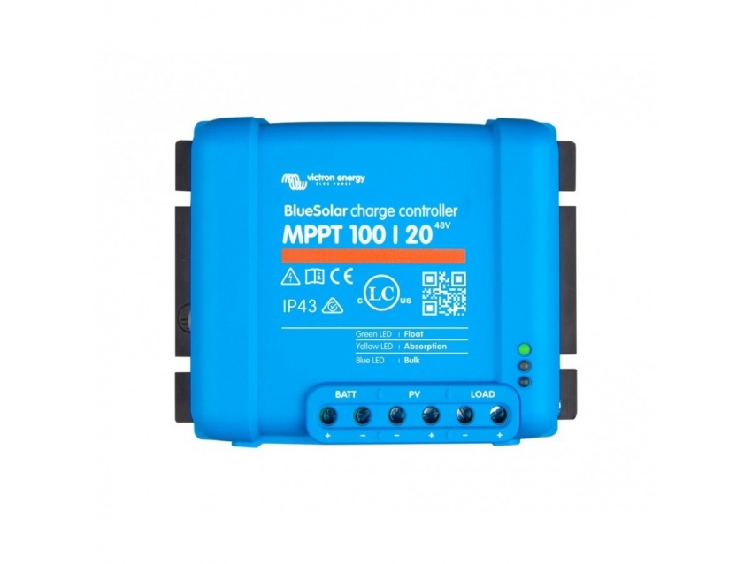 RÉGULATEUR DE CHARGE SOLAIRE BLUESOLAR MPPT 100/20 - VICTRON ENERGY