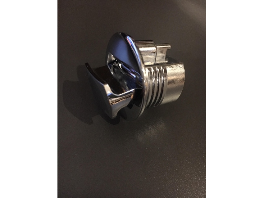 Bouton poussoir Push lock chromé