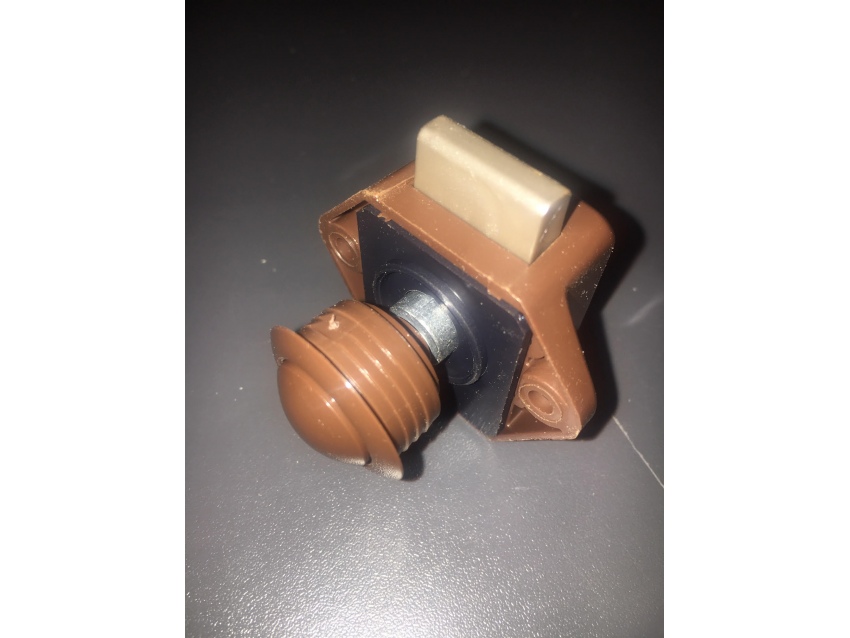 Push lock mini marron