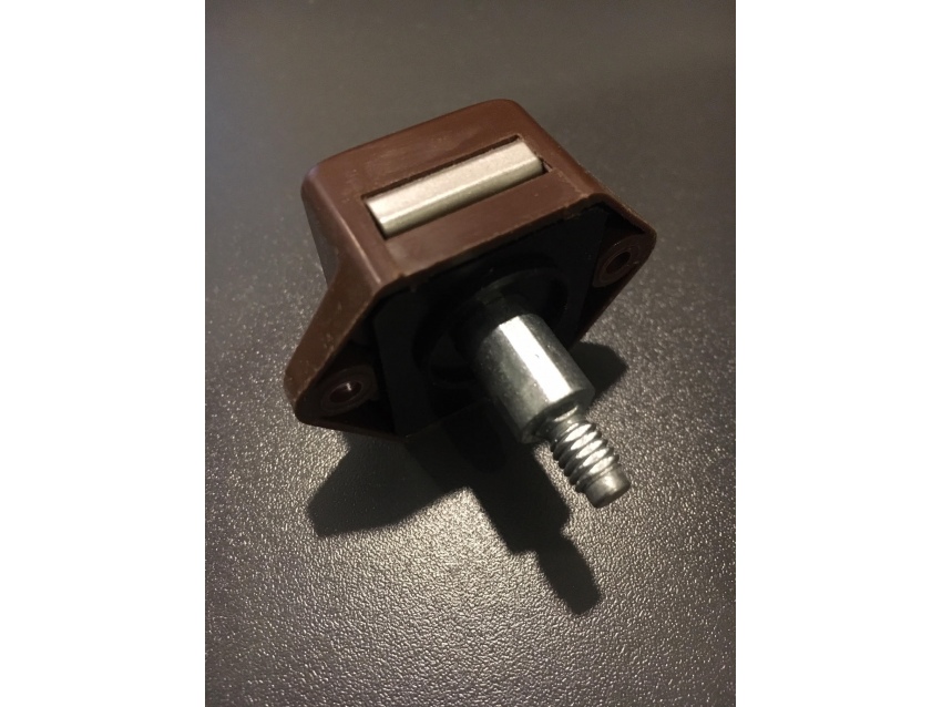 Serrure poussoir marron type MINI push-lock