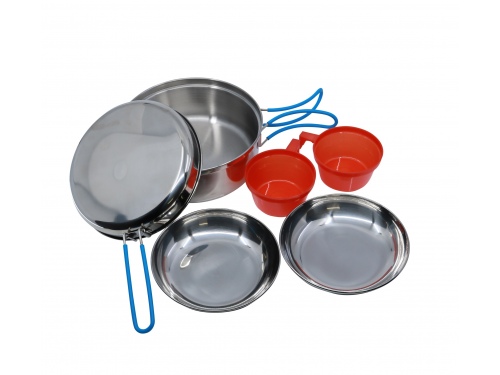 Popotte inox 7 pièces pour deux personnes