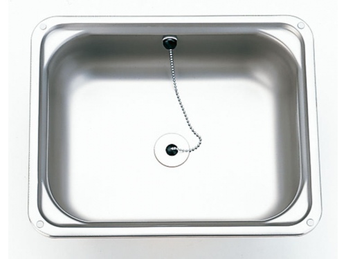 Évier DOMETIC rectangulaire en inox modèle CRAMER.