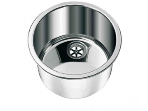 Évier rond en inox 28,5 cm