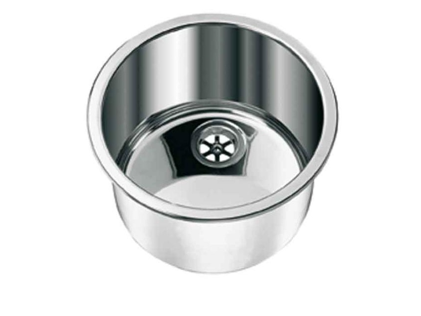 Évier rond en inox 28,5 cm