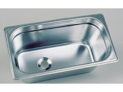 Kit complet de mise en eau cuisine - Evier inox 355x260x150mm