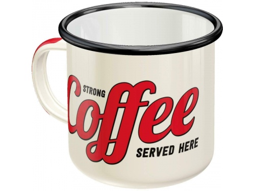 Tasse en émail. Nostalgic-Art. Coffee