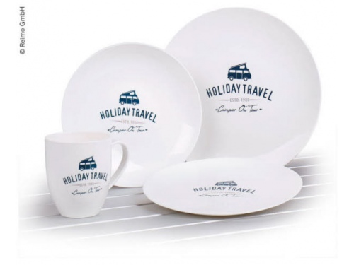 Set de vaiselle PLA Holiday Travel