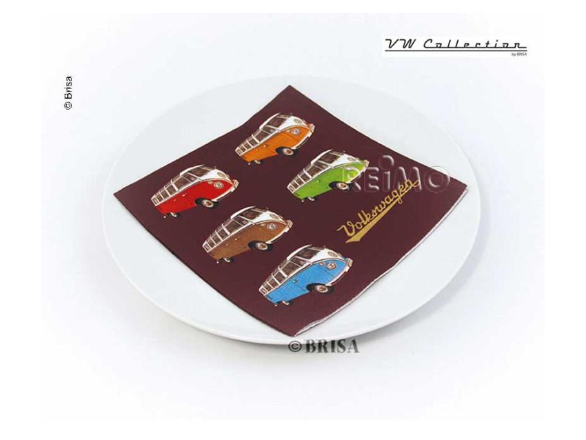 Serviettes Colored Samba VW collection