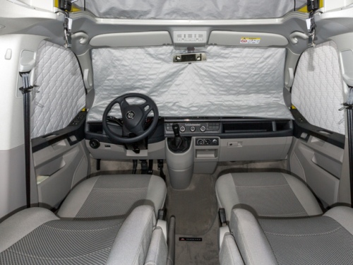 ISOLITE Extreme pour les fenêtres de la cabine T6 VW, en 3 pièces avec senseur