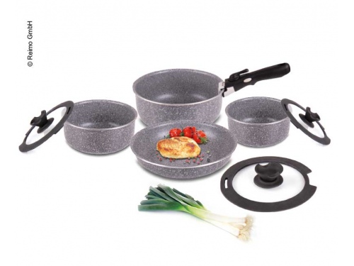 Set de casseroles de camping 8 pièces