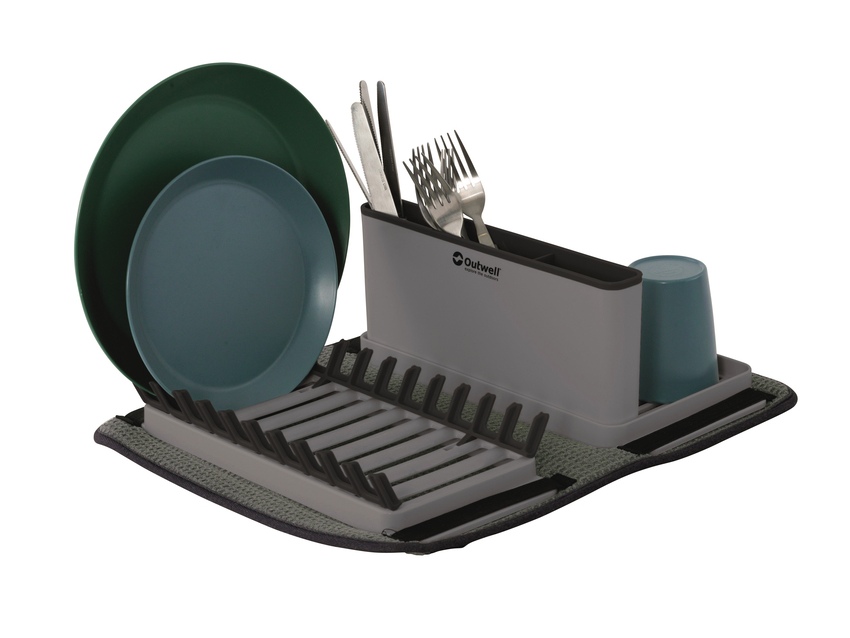 Set de vaisselle de camping 42 pièces avec saladier, assiette