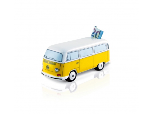 Tirelire en céramique JAUNE Volkswagen T2
